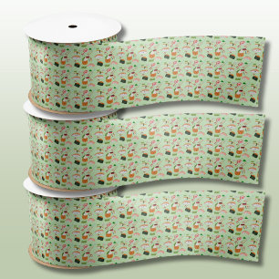 Happy Sushi Kawaii  Satin Ribbon