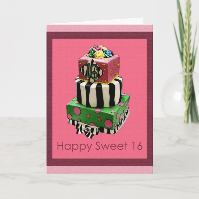 Happy Sweet 16! Birthday Card (Front)