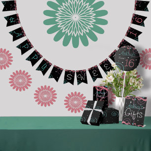 Happy Sweet 16 Birthday Party Bunting