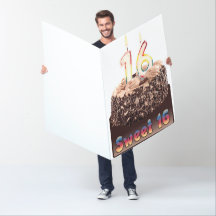 Happy Sweet 16th Birthday - Giant Card