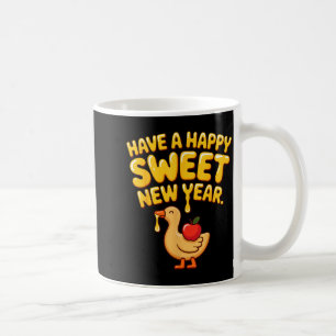 Happy Sweet New Year Goose Cookie Rosh Hashanah  Coffee Mug