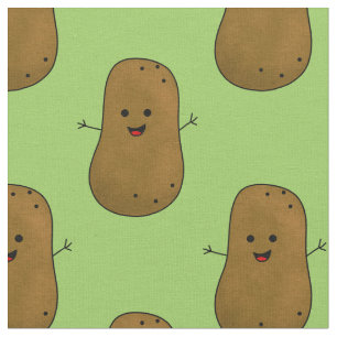 Happy Sweet Potato Fabric