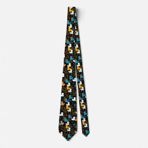 Happy Swimming a Paddling of Ducks Pattern Tie