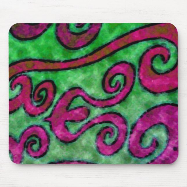 Happy Swirls ~ Mousepad (Front)
