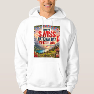 Happy Swiss National Day Hoodie