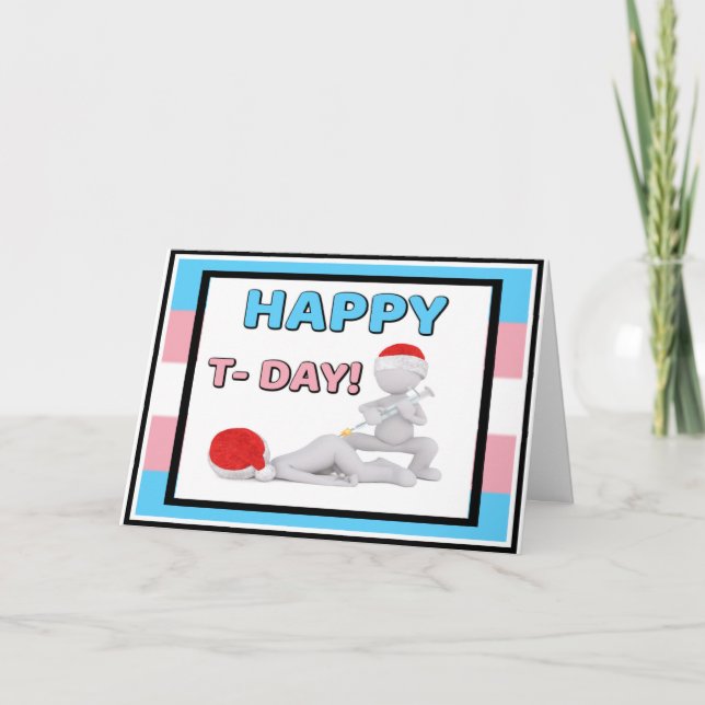 Happy T Day - Congratulations On Starting T Card (Front)