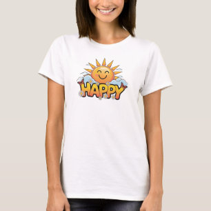 "HAPPY"  T-Shirt
