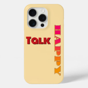 Happy Talk Beige Rainbow iPhone 15 Pro Case