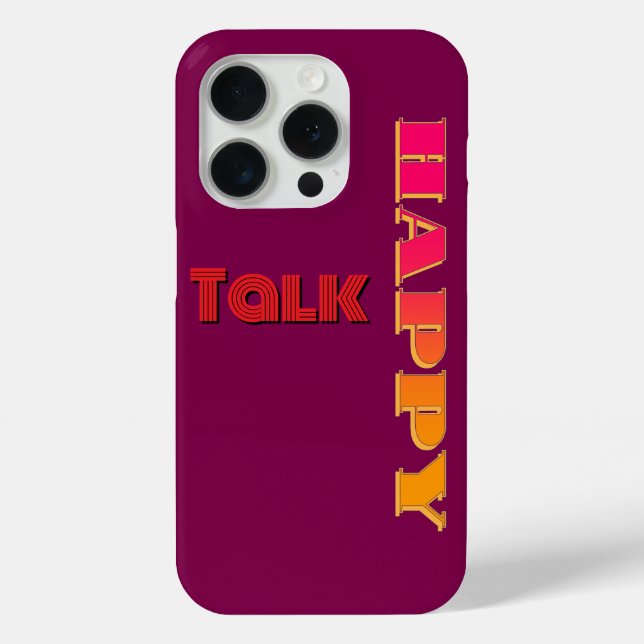 Happy Talk Wine    Case-Mate iPhone Case (Back)