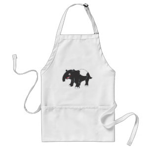 Happy Tapir Cartoon Standard Apron