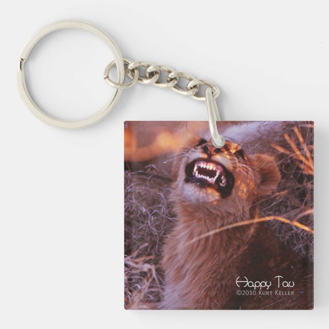 Happy Tau Key Ring (Front)