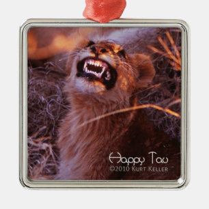 Happy Tau Metal Tree Decoration