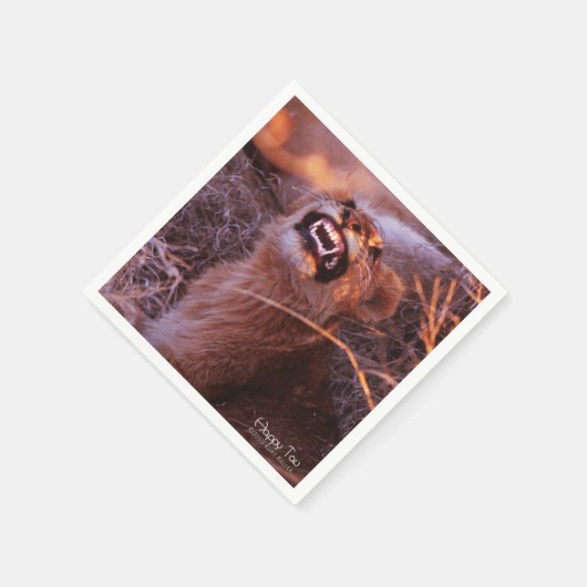 Happy Tau Napkin (Corner)