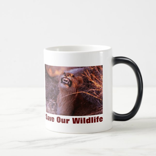 Happy Tau Save Our Wildlife Magic Mug (Right)