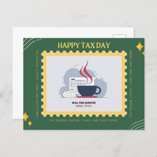 Happy Tax Day Postcard