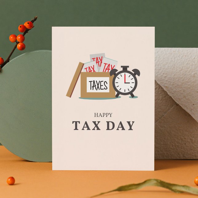 Happy Tax Day Postcard (Creator Uploaded)