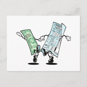 Happy Tax Refund Design Postcard