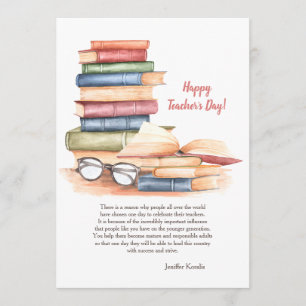 Happy Teacher's Day Card