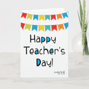 Happy Teacher's Day Card