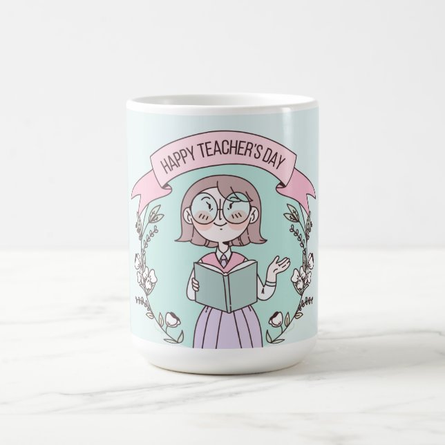 Happy Teachers Day Coffee Mug (Center)