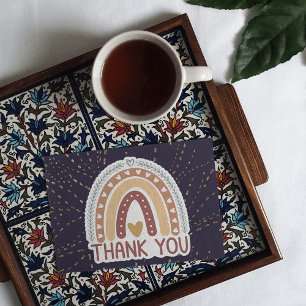 Happy Teachers Day Thank You Card.