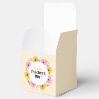 Happy Teacher's Day Wild Flowers Favour Box