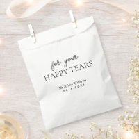 Happy Tears Wedding Tissues Packets – Thoughtful