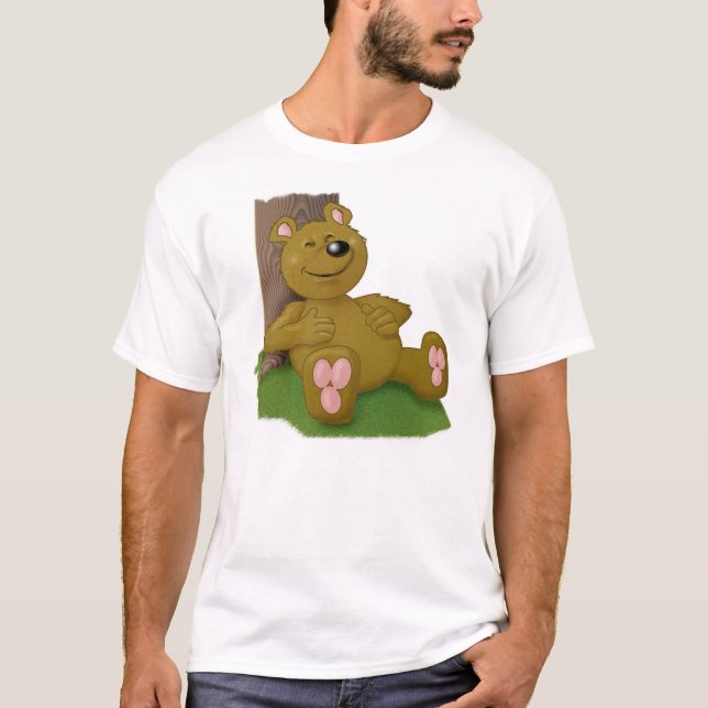 Happy Teddy Bear T-Shirt (Front)
