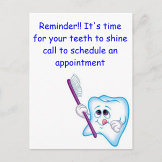 Happy Teeth Postcard