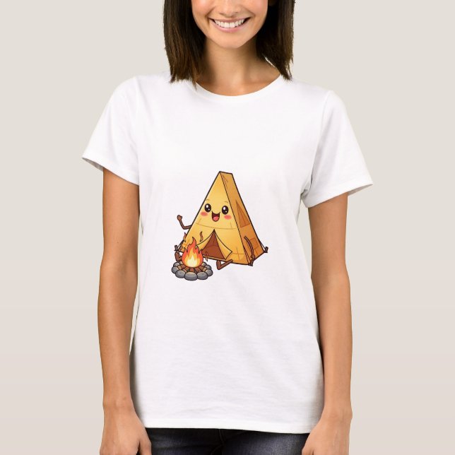 Happy Tent's Campfire Roast T-Shirt (Front)