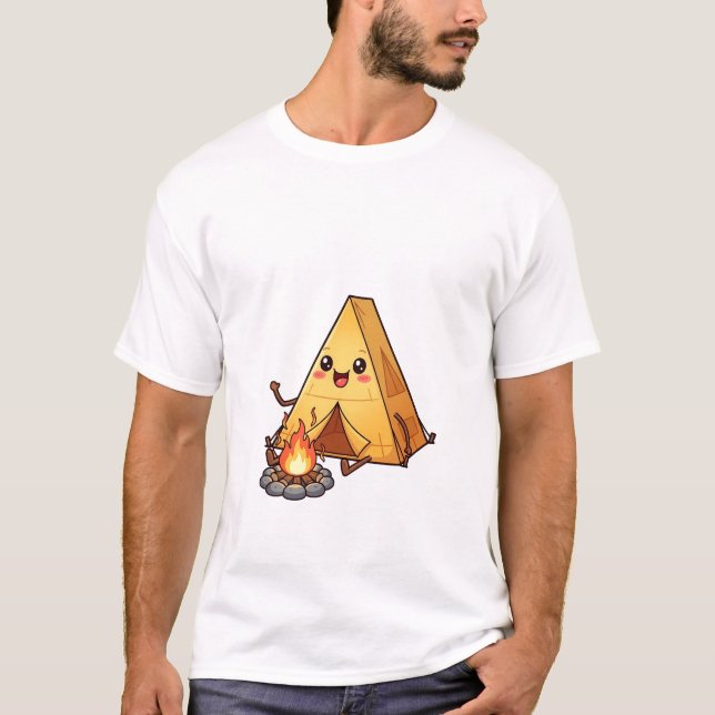 Happy Tent's Campfire Roast T-Shirt (Front)