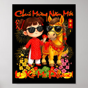 Happy Tet Chuc Mung Nam Moi 2026 Li Xi Me Please K Poster