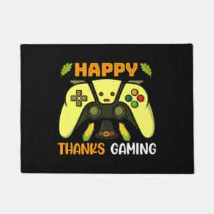 Happy Thanks Gaming Funny Doormat
