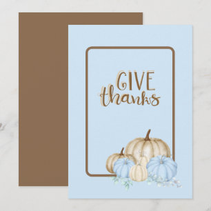 Happy thanks giving announcement