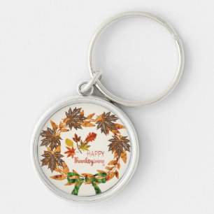Happy Thanks Giving  Key Ring