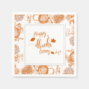 Happy Thanks Giving Napkin