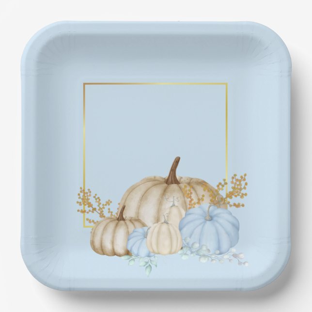 Happy thanks giving Paper Plate (Front)