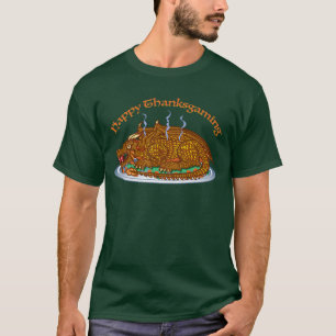 Happy Thanksgaming Dark T-Shirt