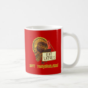 Happy Thanksganukkah EAT LATKES Coffee Mug