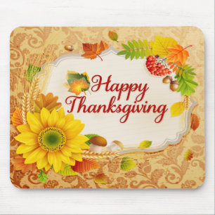 Happy Thanksgiving 13 Mousepad