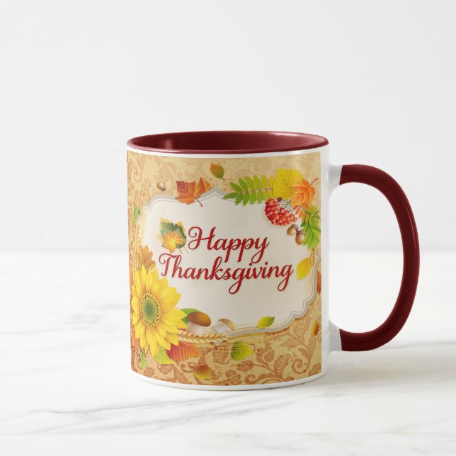 Happy Thanksgiving 13 Mug (Right)