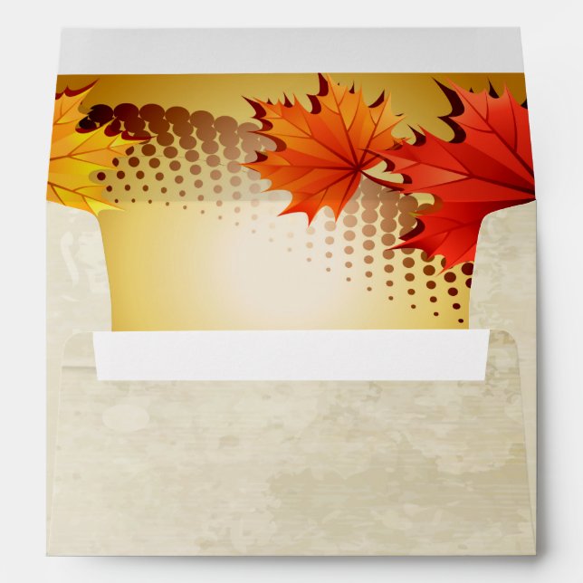 Happy Thanksgiving 16 Envelope (Back (Bottom))