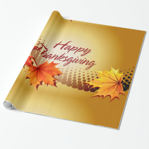 Happy Thanksgiving 16 Options Wrapping Paper