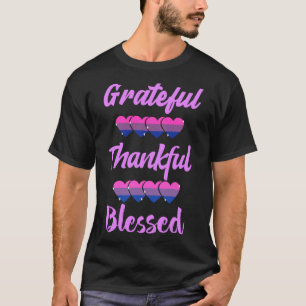 Happy Thanksgiving 2021 Grateful Thankful Blessed T-Shirt