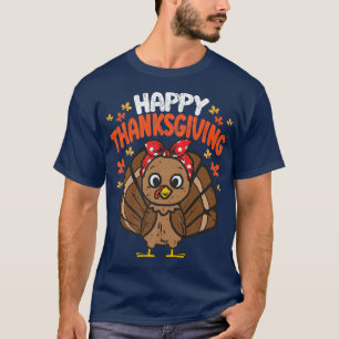 Happy Thanksgiving 2022 Funny Turkey day Autumn Fa T-Shirt