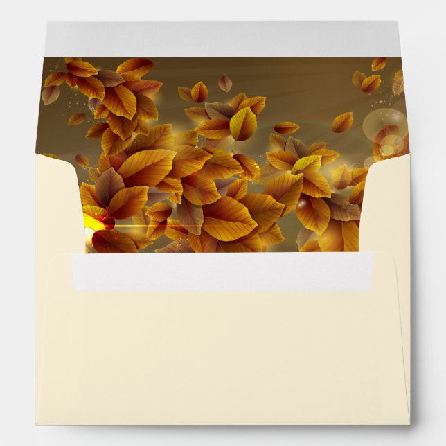 Happy Thanksgiving 3 Envelope (Back (Bottom))