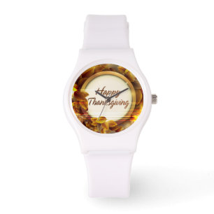 Happy Thanksgiving 3A Watch & Numeral Options