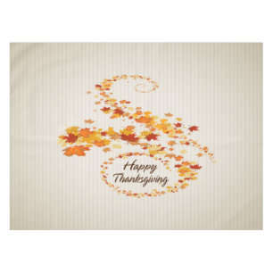 Happy Thanksgiving 4 Options Tablecloth