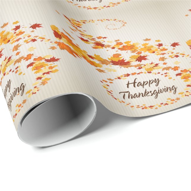Happy Thanksgiving 4 Wrapping Paper (Roll Corner)