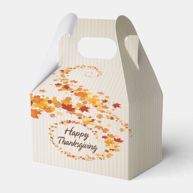Happy Thanksgiving 4A Options Favour Box (Front Side)